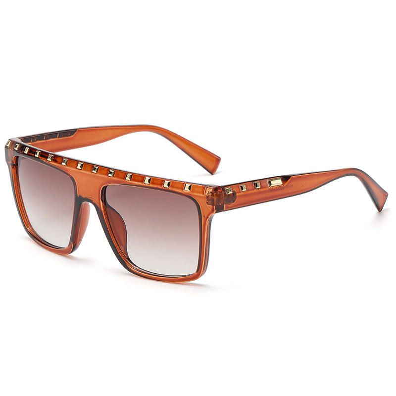 Wholesale PC Personalized Rivet Sunglasses for Men and Women